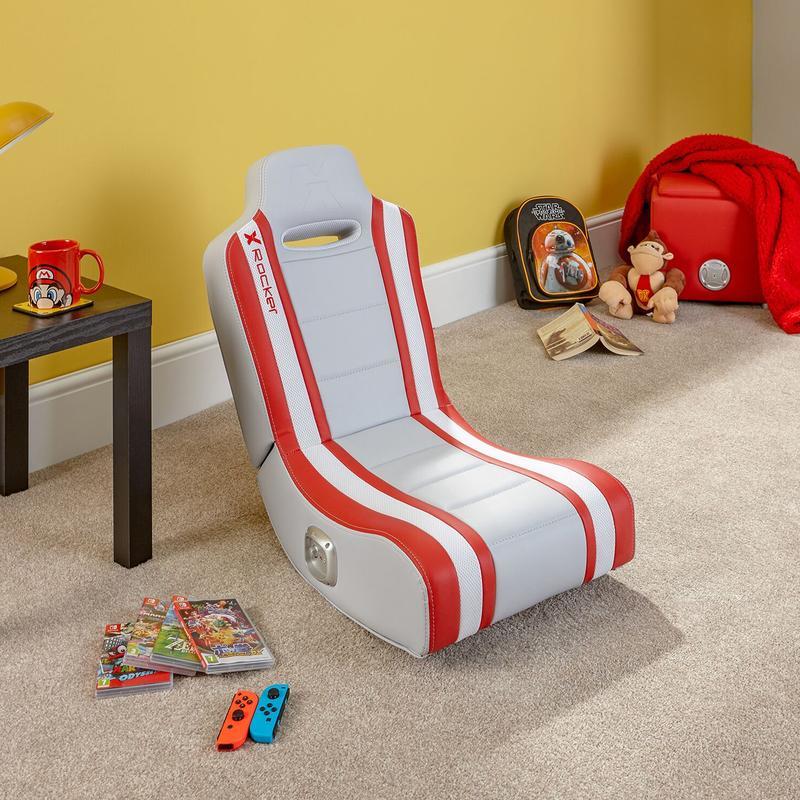 Xrocker Shadow 2.0 Floor Rocker - Red Stol - Geekd.dk