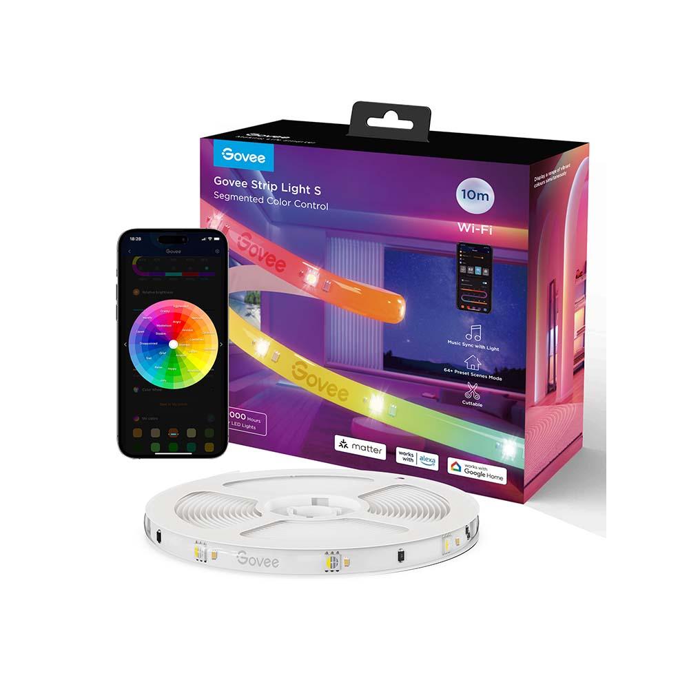 Govee Strip Light S Segmenteret Led Lysstrip Wifi/bluetooth 5 M - Geekd.dk