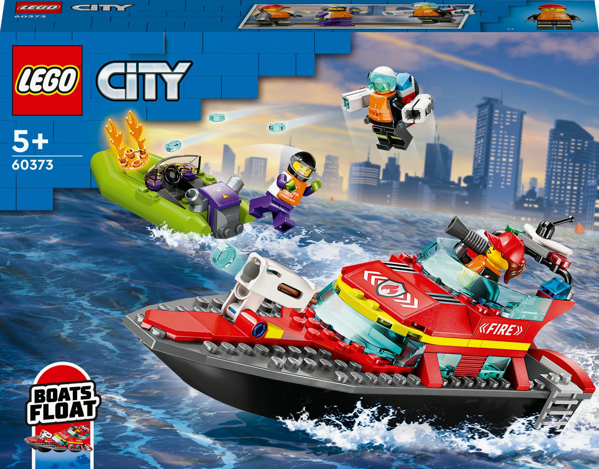 Lego 60373 City Fire Boat - Geekd.dk