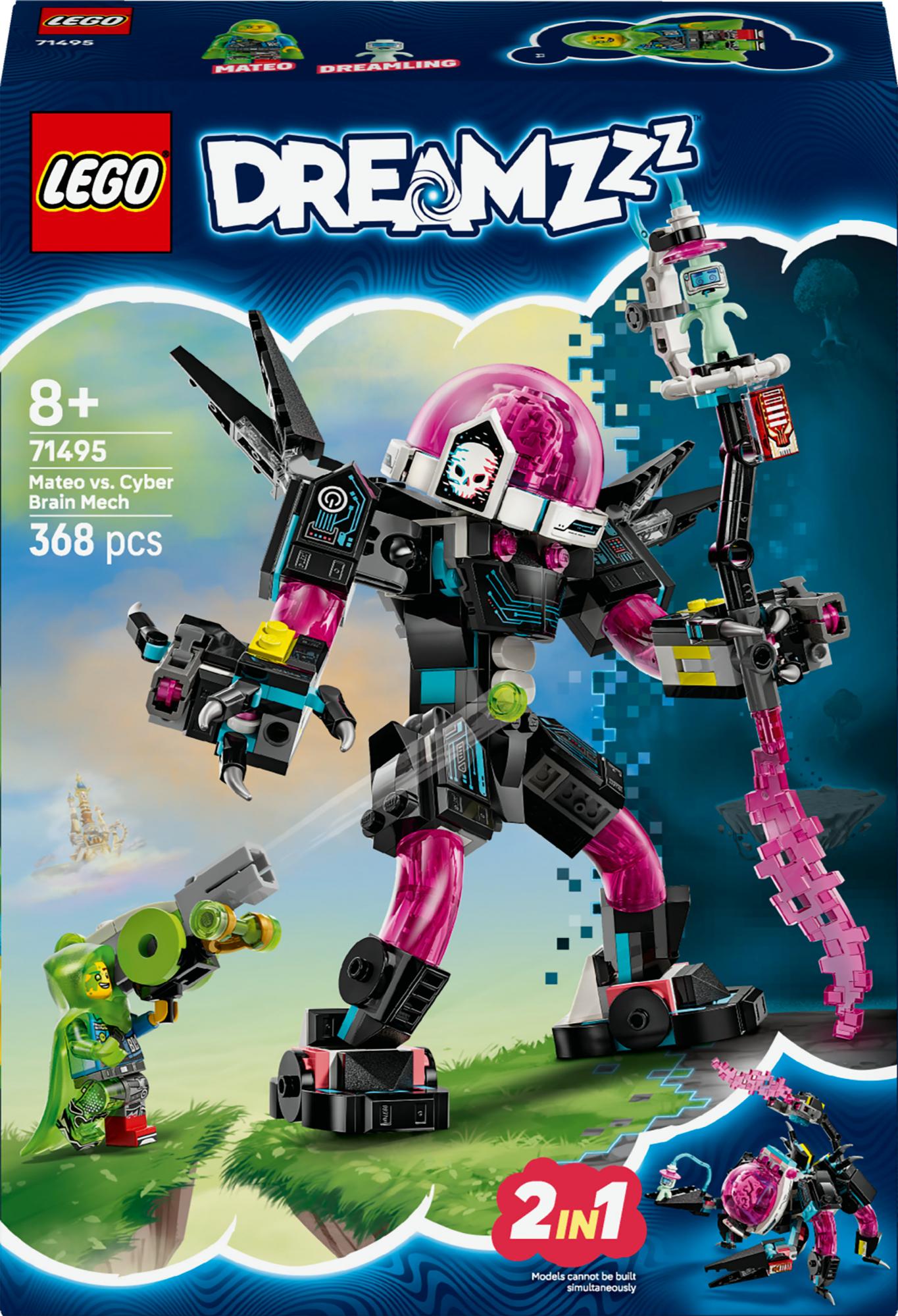 Lego 71495 Dreamzzz Mateo Vs. Cyberbrain Mech - Geekd.dk