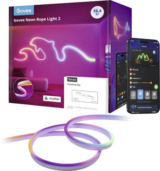 Govee H61d5301 Intelligent Led Lysstrip Wifi 5 M (udendørs) - Geekd.dk