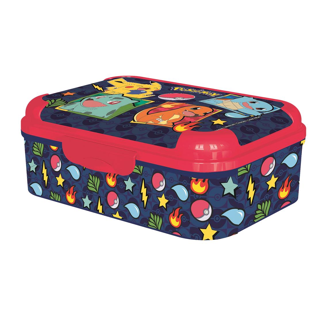 Stor - Pokãmon Asker Lunch Box - 17 X 13.5 X 6.2 Cm Merchandise - Geekd.dk