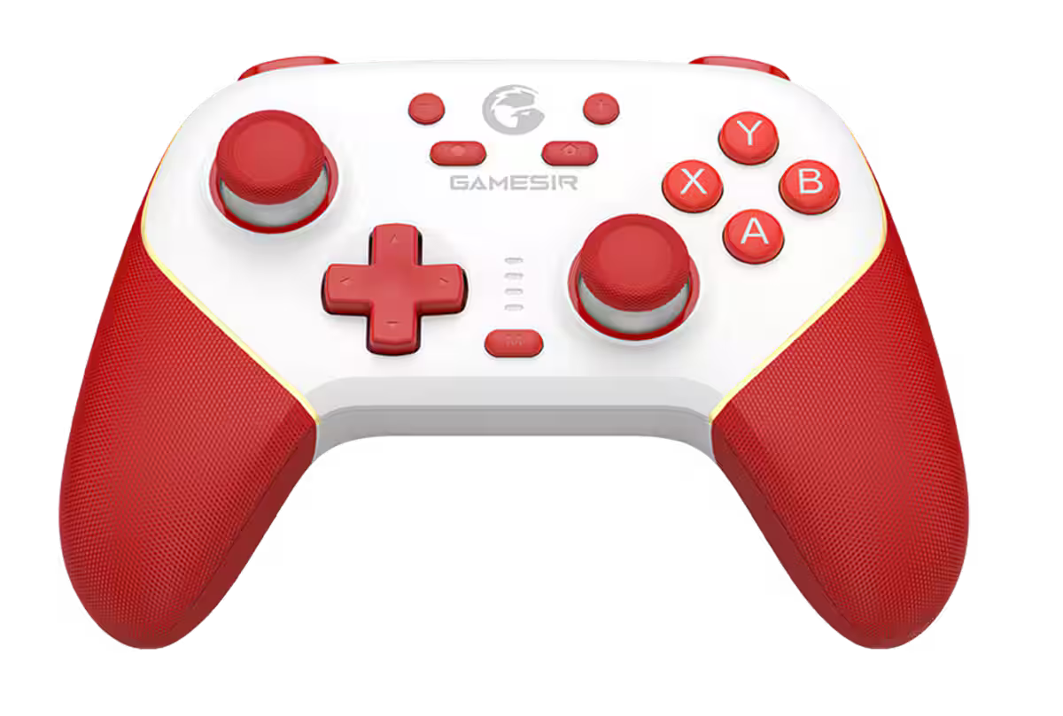 Gamesir T4n Pro Multiplatform Gamepad Red & White (hall-effect Sticks) Konsol - Geekd.dk