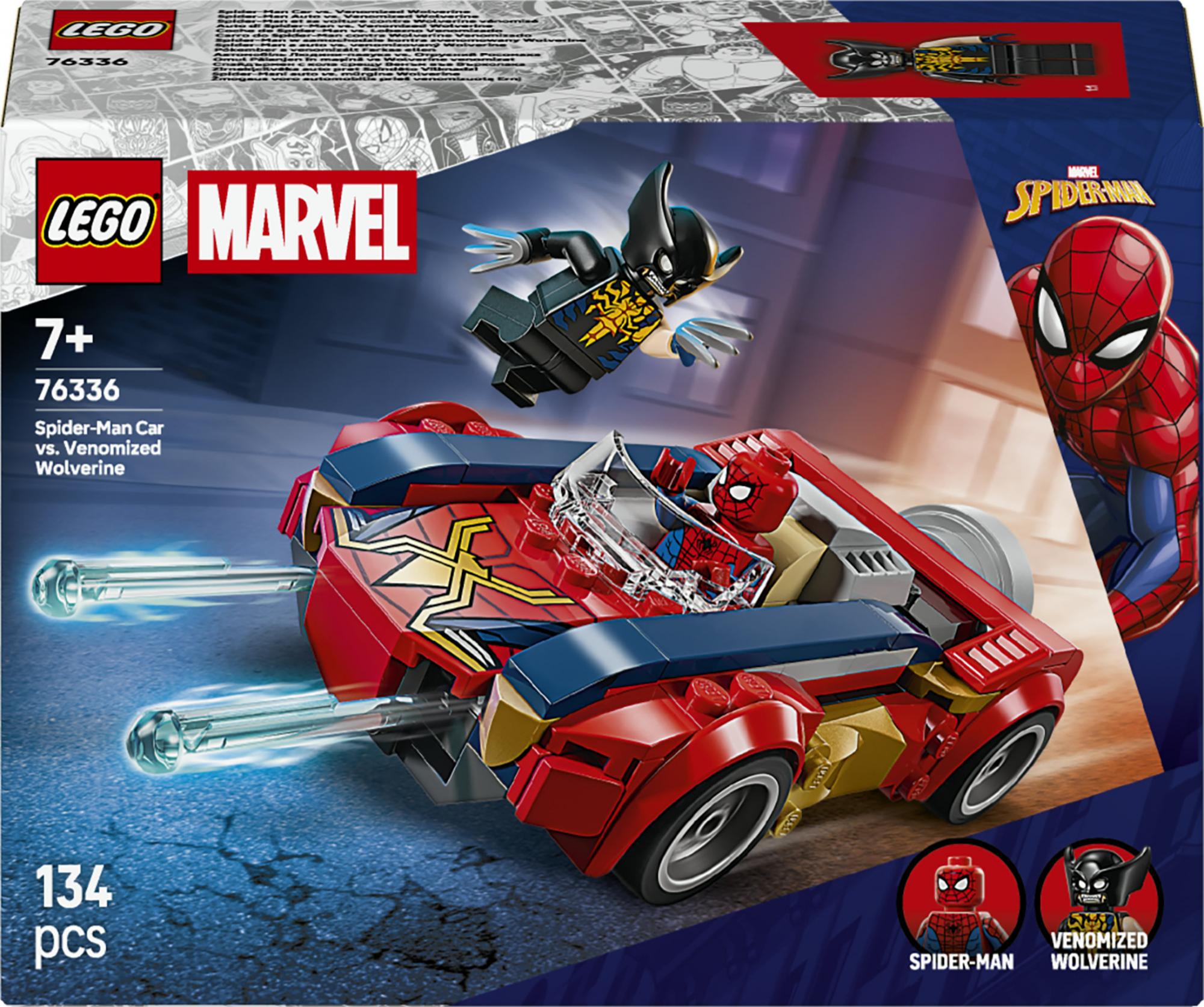 Lego Superhelte Spider-man Bil Mod Venomiseret Wolverine - Geekd.dk