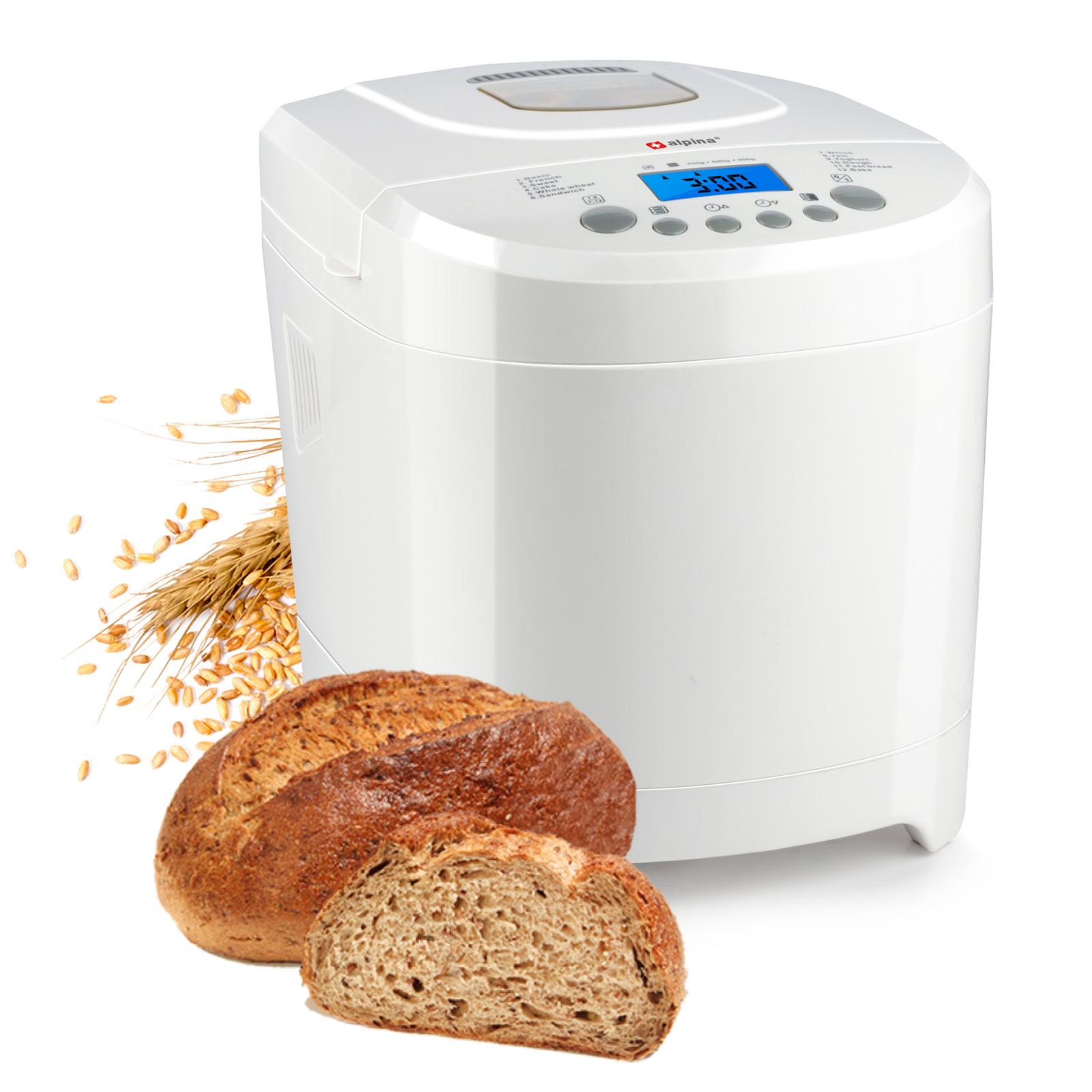Alpina Bagemaskine Med Display - Hvid, 2l