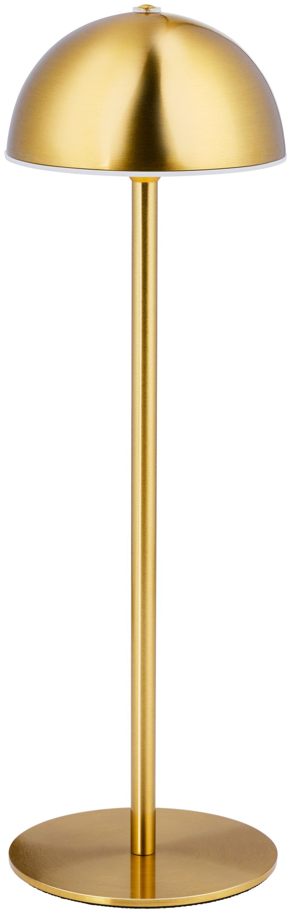 Grundig Bordlampe Med Touch, 32 Cm I Guld Med Rundt Hoved  Elegant Design