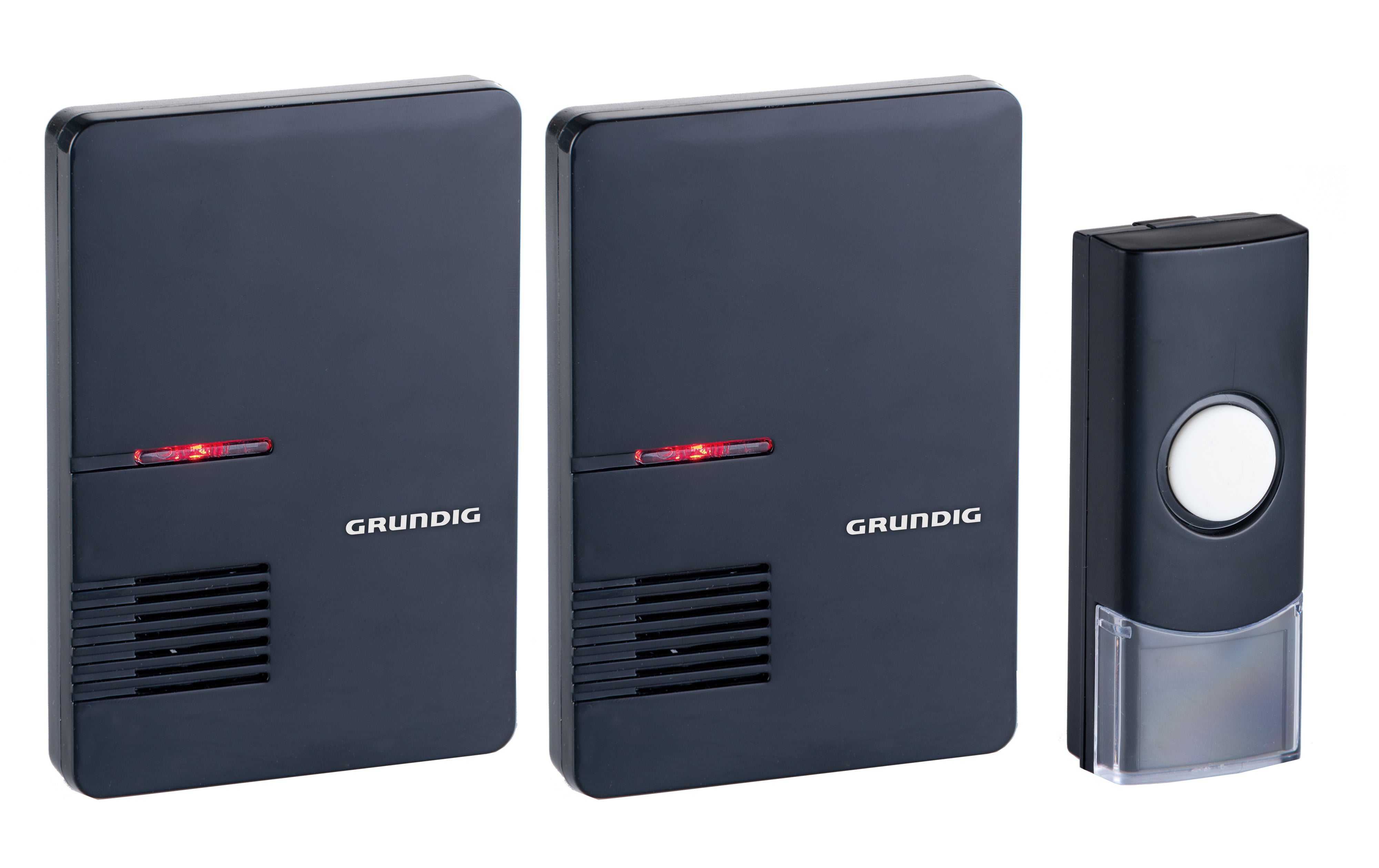 Grundig Trådløs Ringklokke Med 2 Modtagere
