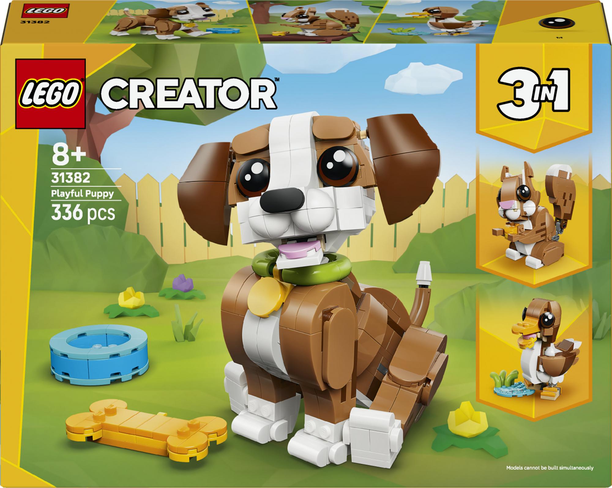 Legoâ® Creator 3-i-1 - Søde Dyr: Legesyg Hvalp - Geekd.dk