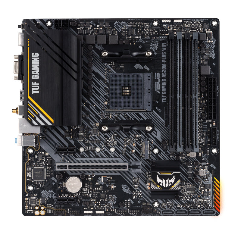 Asus Tuf Gaming A520m-plus (wi-fi) (matx, A520, Am4) Bundkort - Geekd.dk