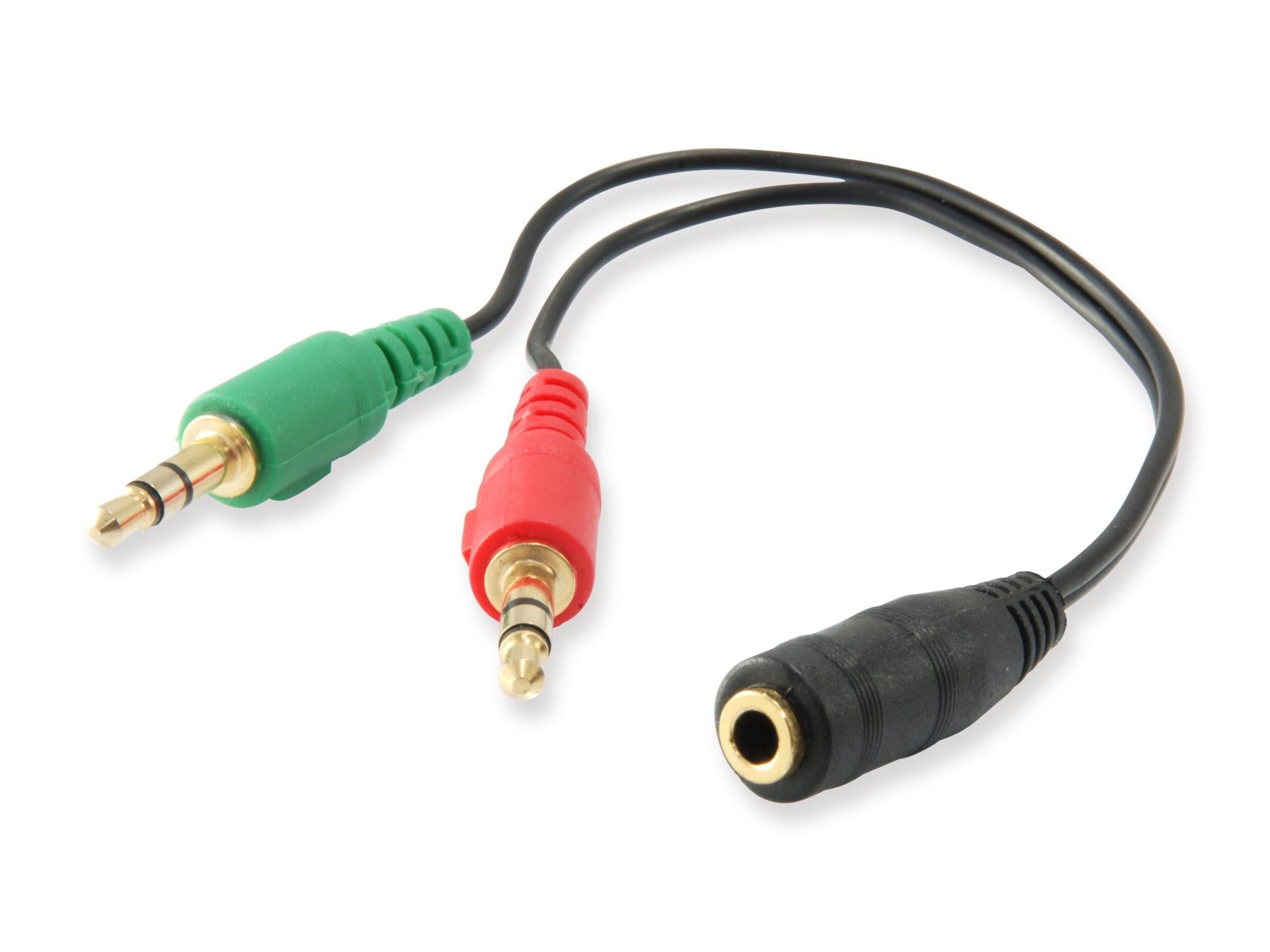 Equip Audiokabel Splitter 3.5mm->2x3.5mm Lyd Adapter - Geekd.dk