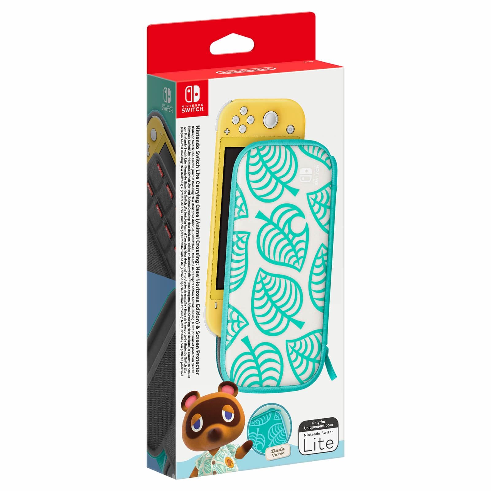 Nintendo Switch Lite Bæretaske Med Animal Crossing: New Horizons Theme Konsol Tilbehør - Geekd.dk
