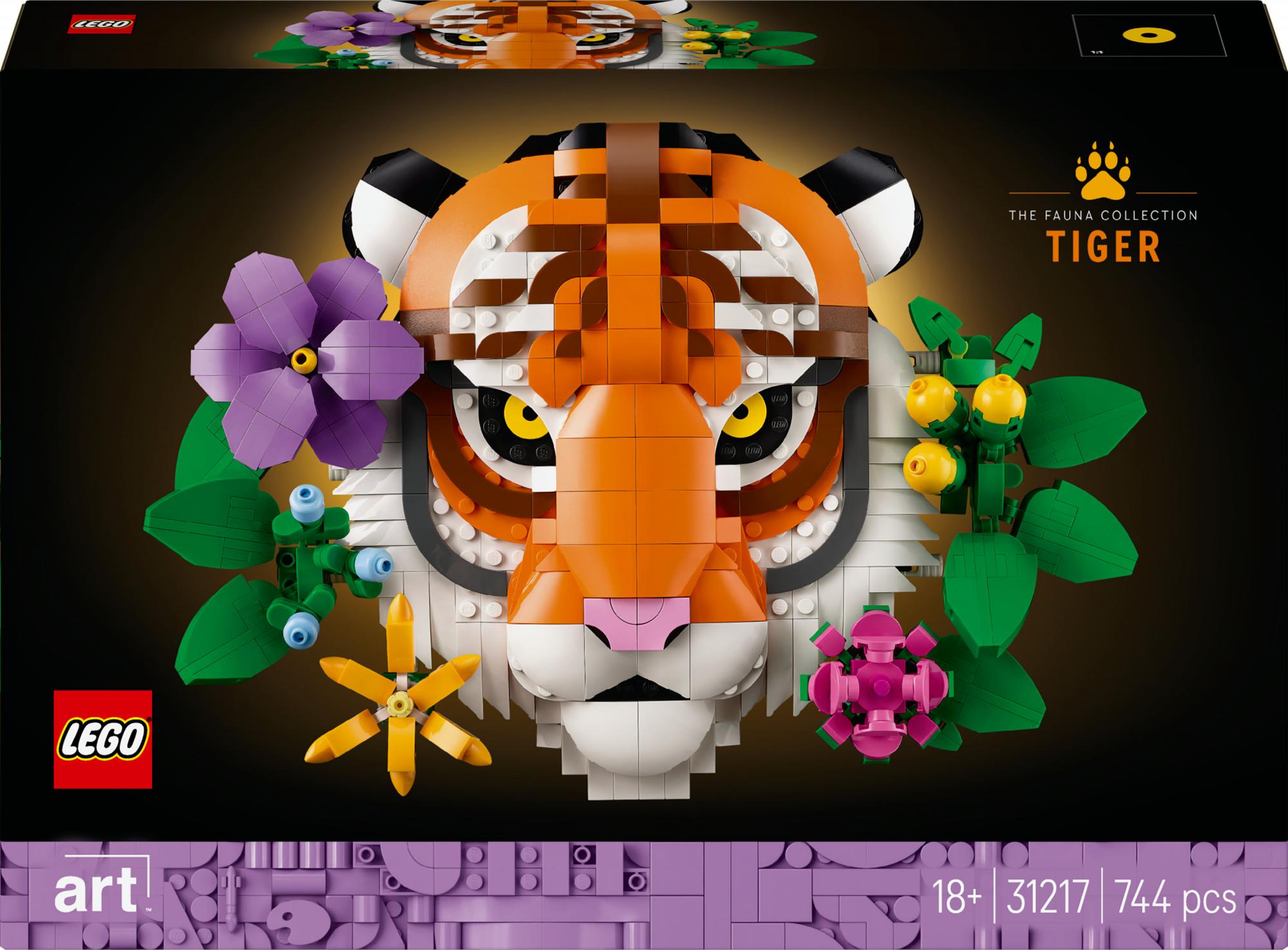 Lego 31217 Art Fauna Collection - Tiger - Geekd.dk