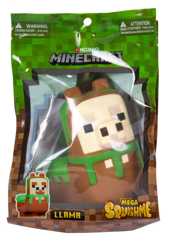 Minecraft Mega Squishme  -  Llama (serie 2) Figur - Geekd.dk