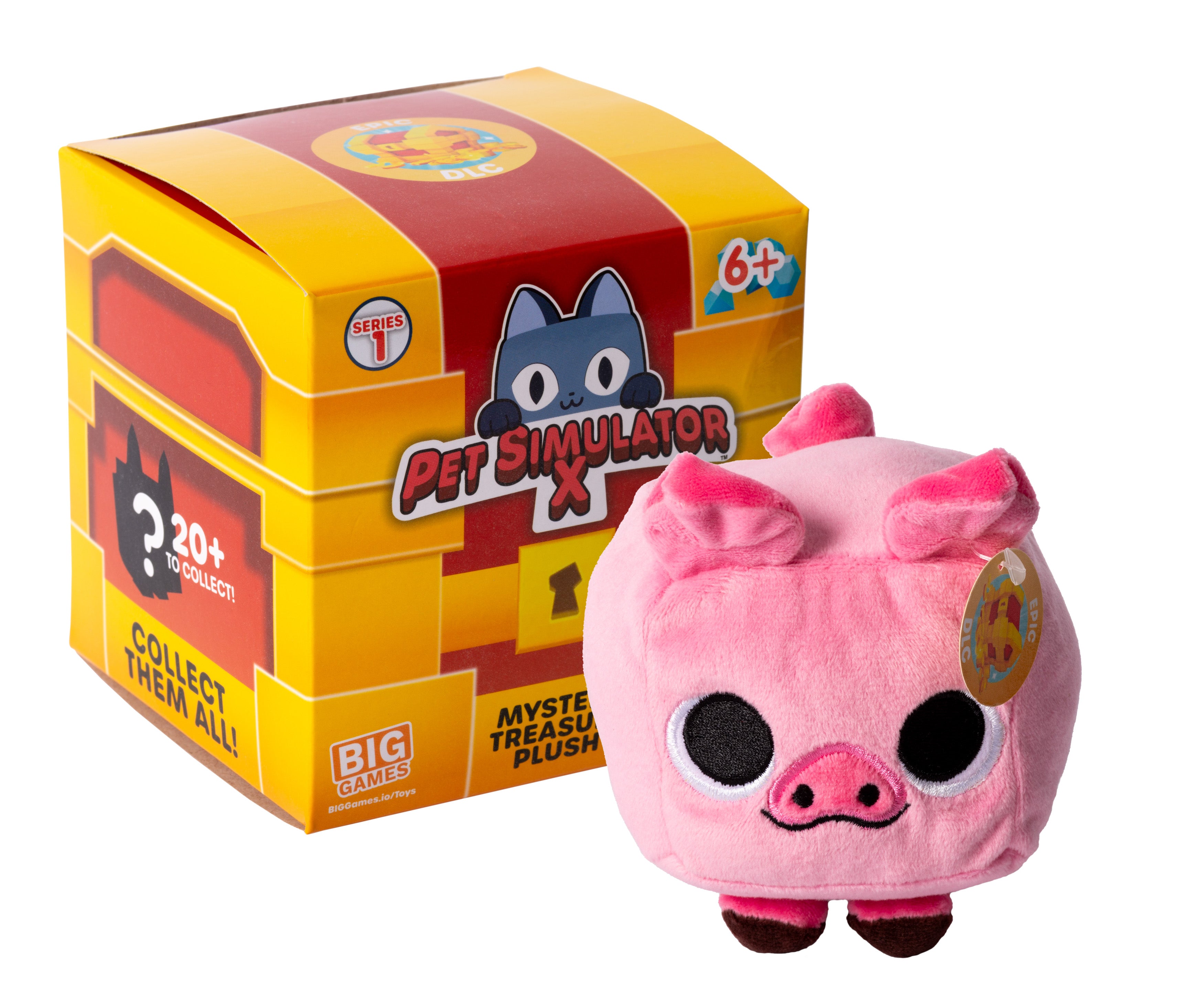 Pet Simulator X - Mystery Treasure Plush - Plys 10 Cm Legetøj - Geekd.dk