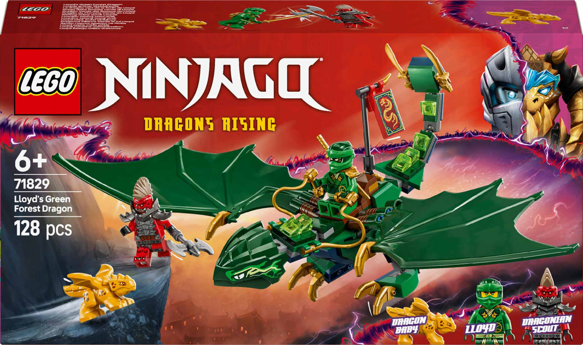 Lego 71829 Ninjago Lloyd's Green Forest Dragon - Geekd.dk