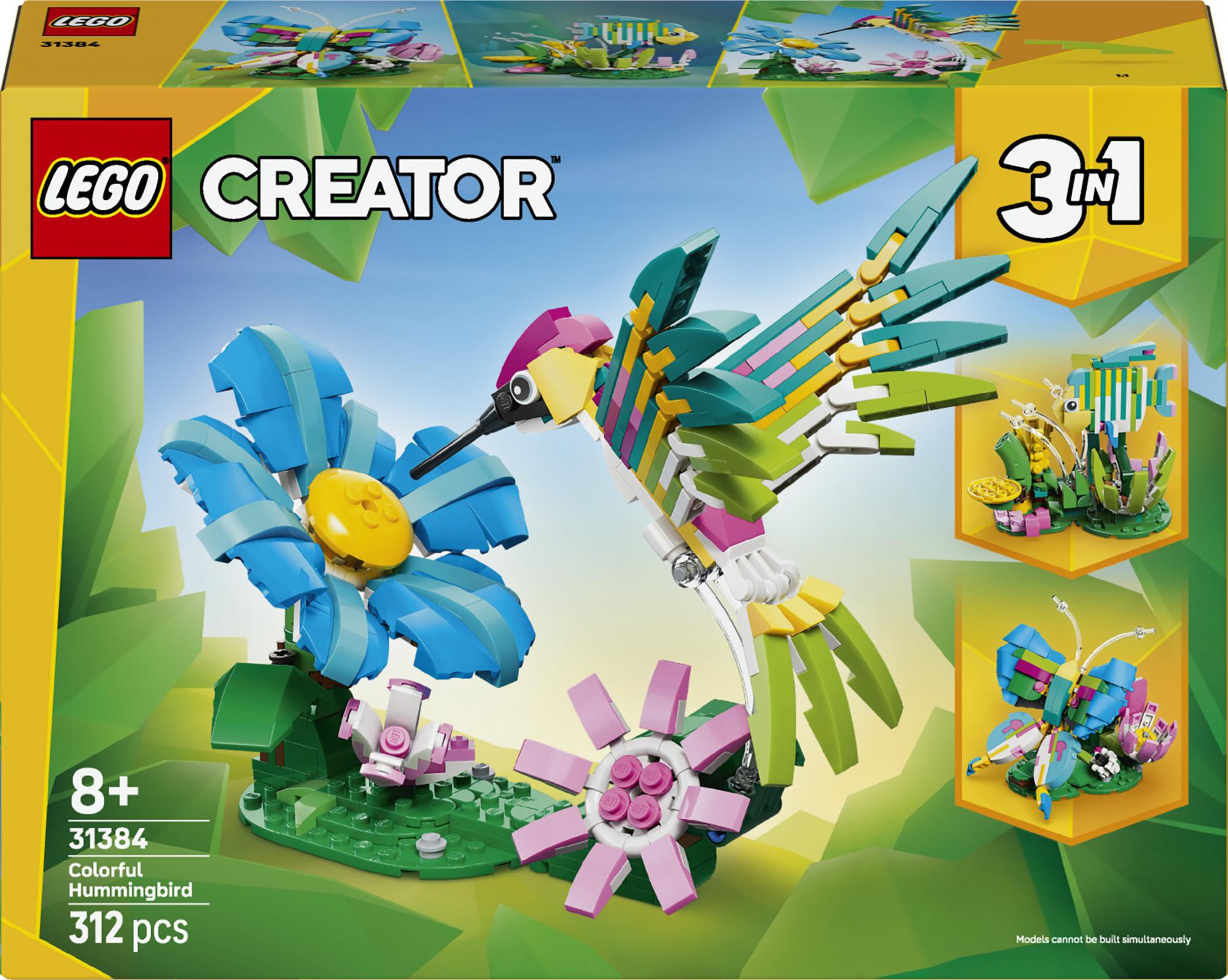 Legoâ® Creator 3-i-1 - Farverig Kolibri - Geekd.dk
