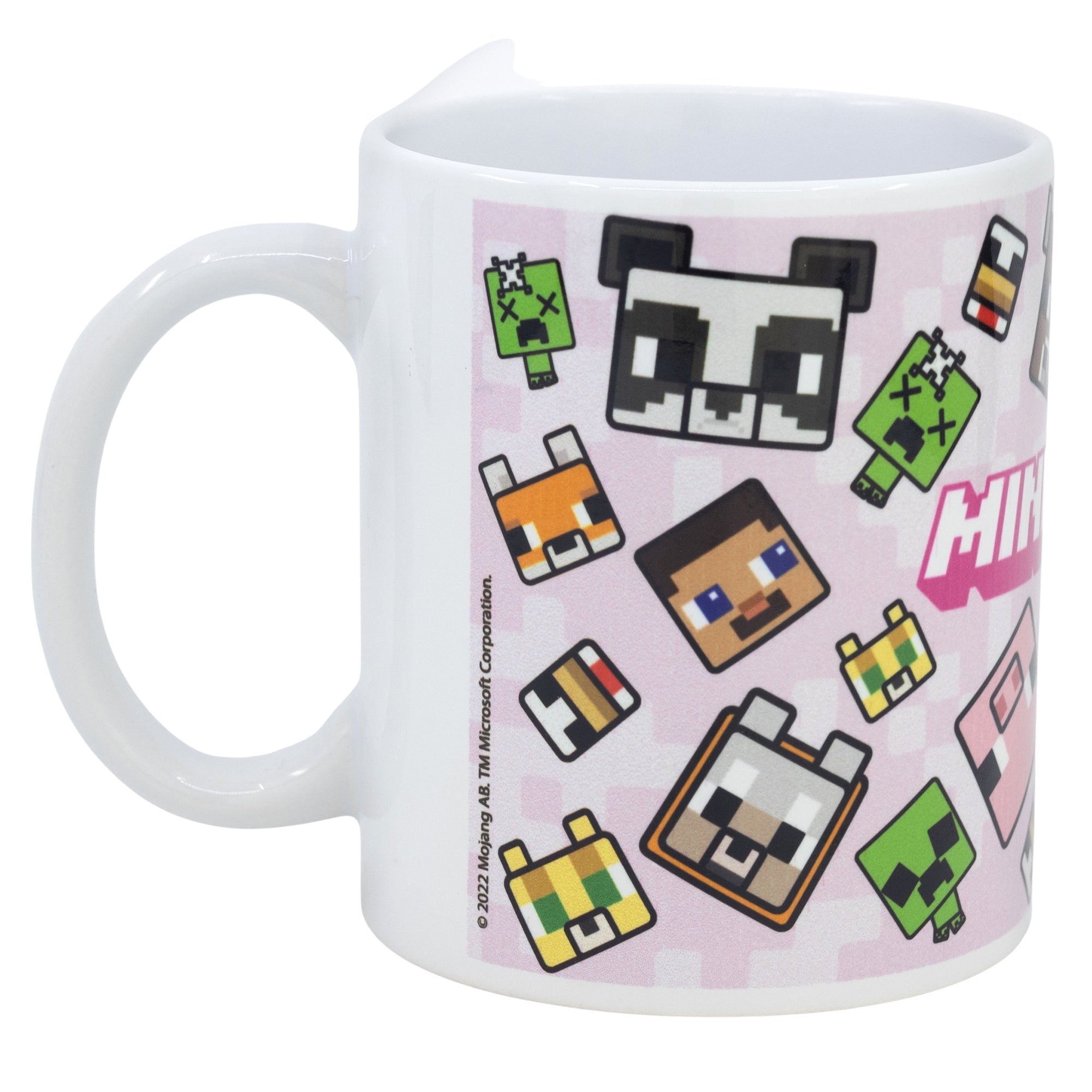 Minecraft Hoveder Keramisk Krus - 325 Ml Kop - Geekd.dk