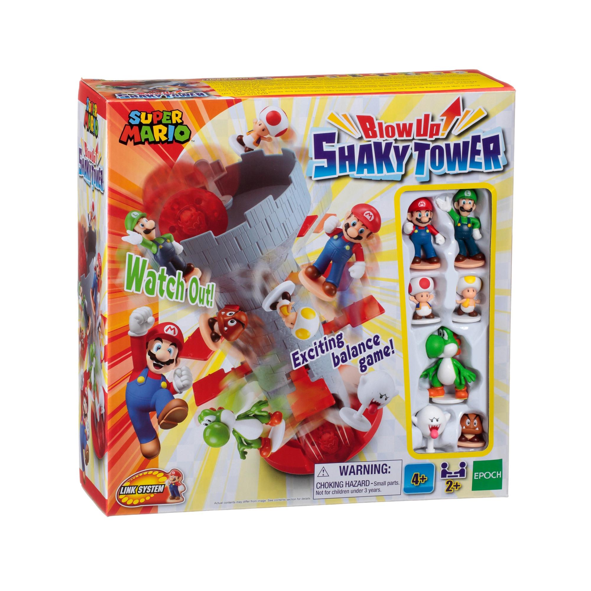 Super Mario  -  Blow Up! Shaky Tower Brætspil - Geekd.dk
