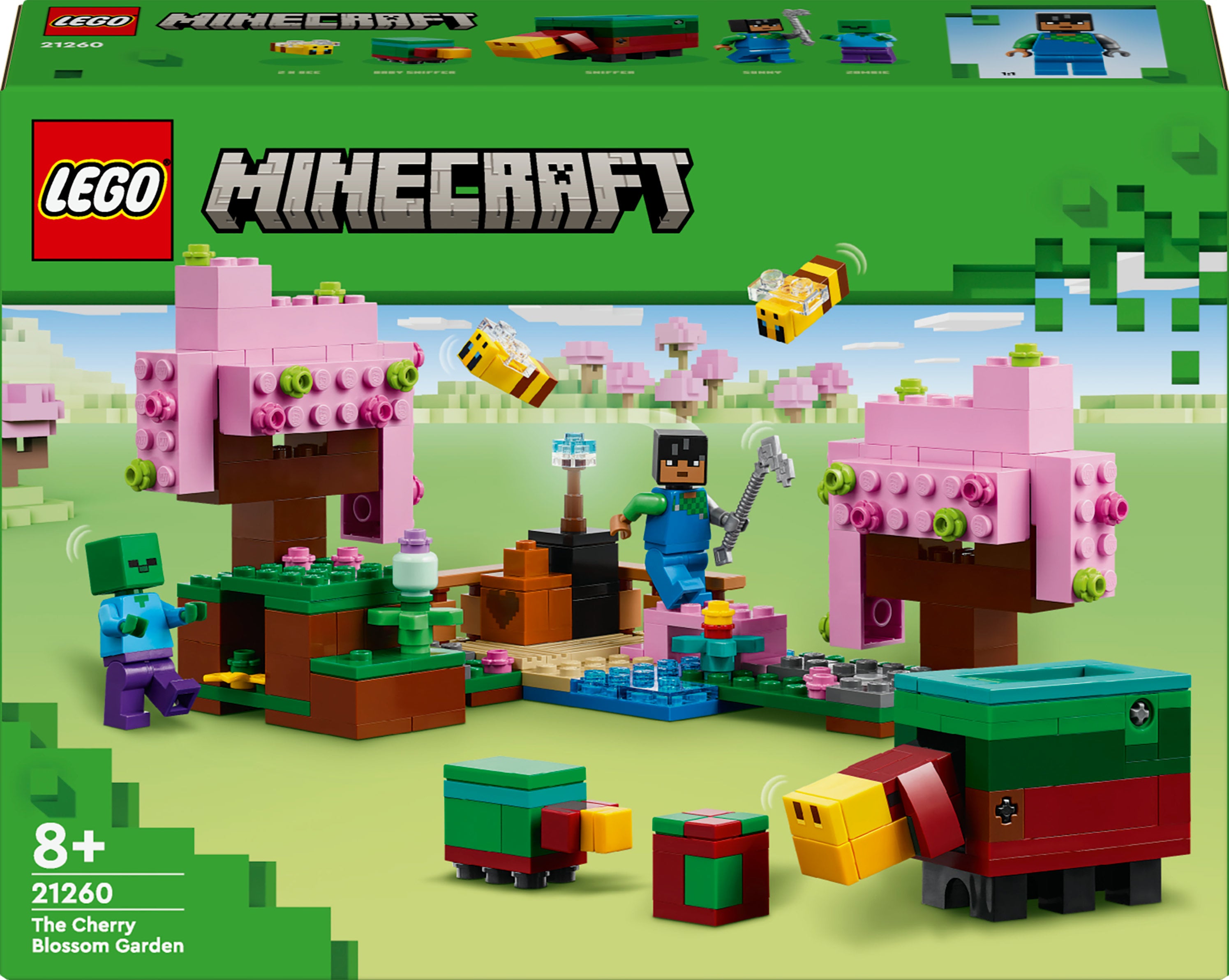 Lego Minecraft - Kirsebærblomsterhaven (21260) - Geekd.dk