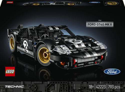 Lego Technic 1966 Ford Gt40 Mkii Rennwagen - Geekd.dk