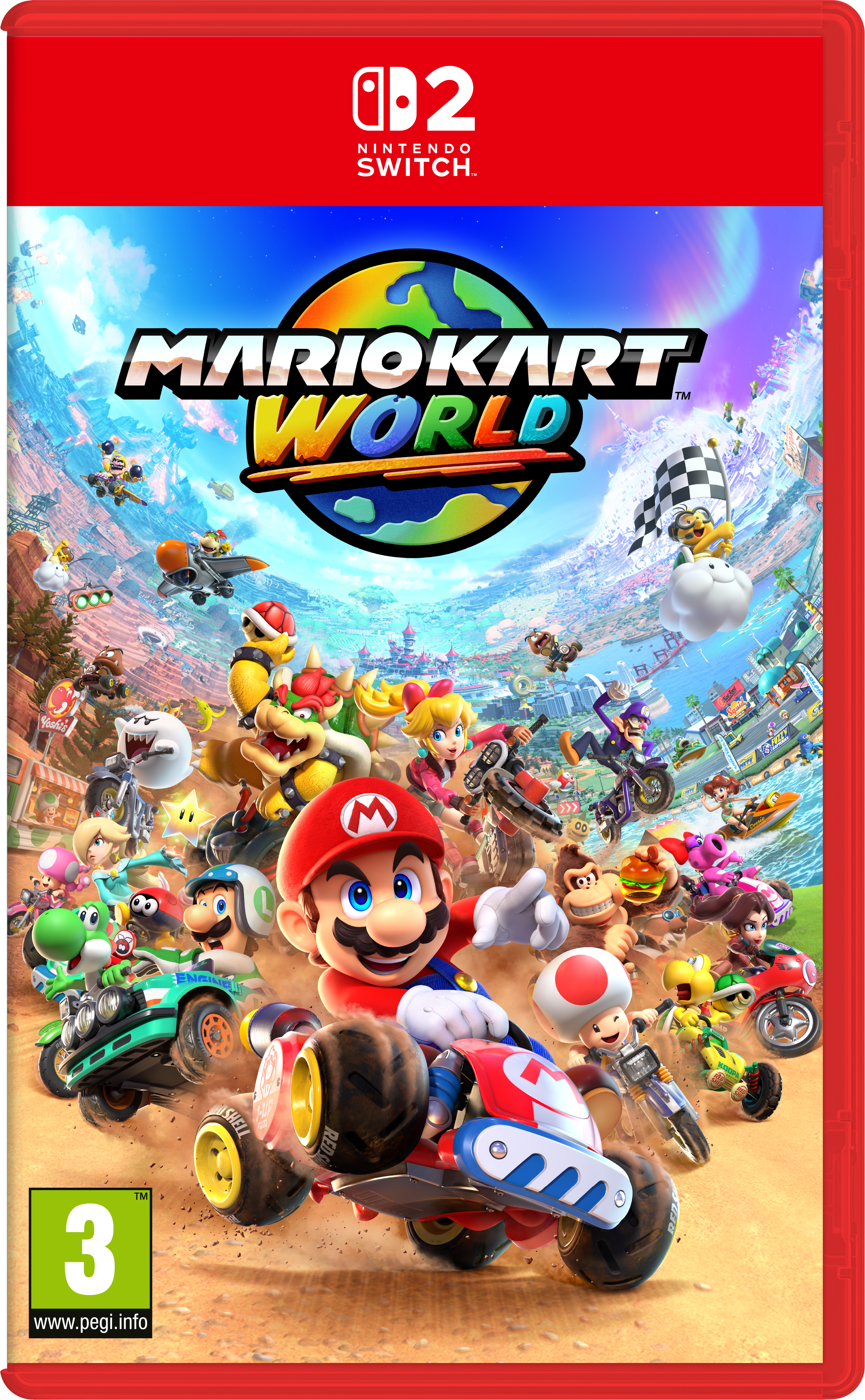 Mario Kart World (switch 2) Nintendo Switch Spil - Geekd.dk