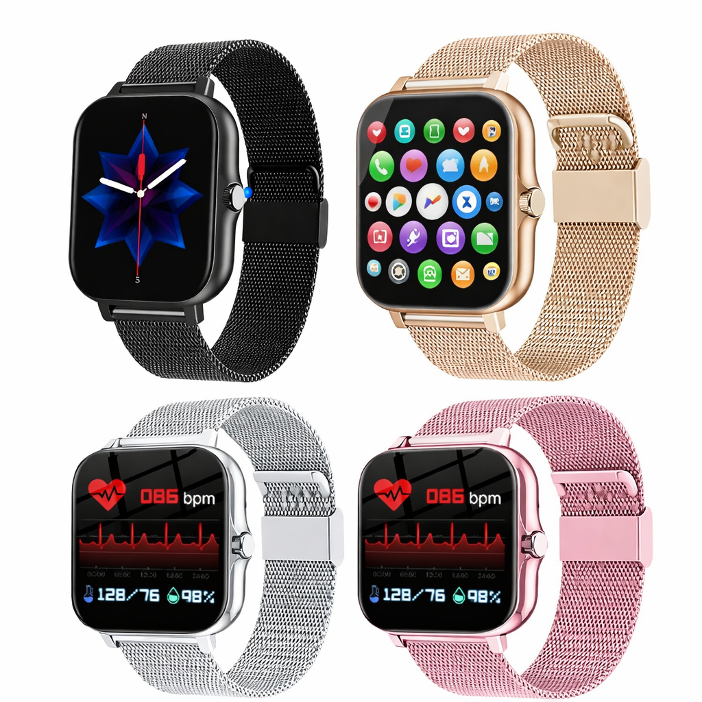 Smartwatch Til Kvinder Og Mænd  Bluetooth Opkald & Sport