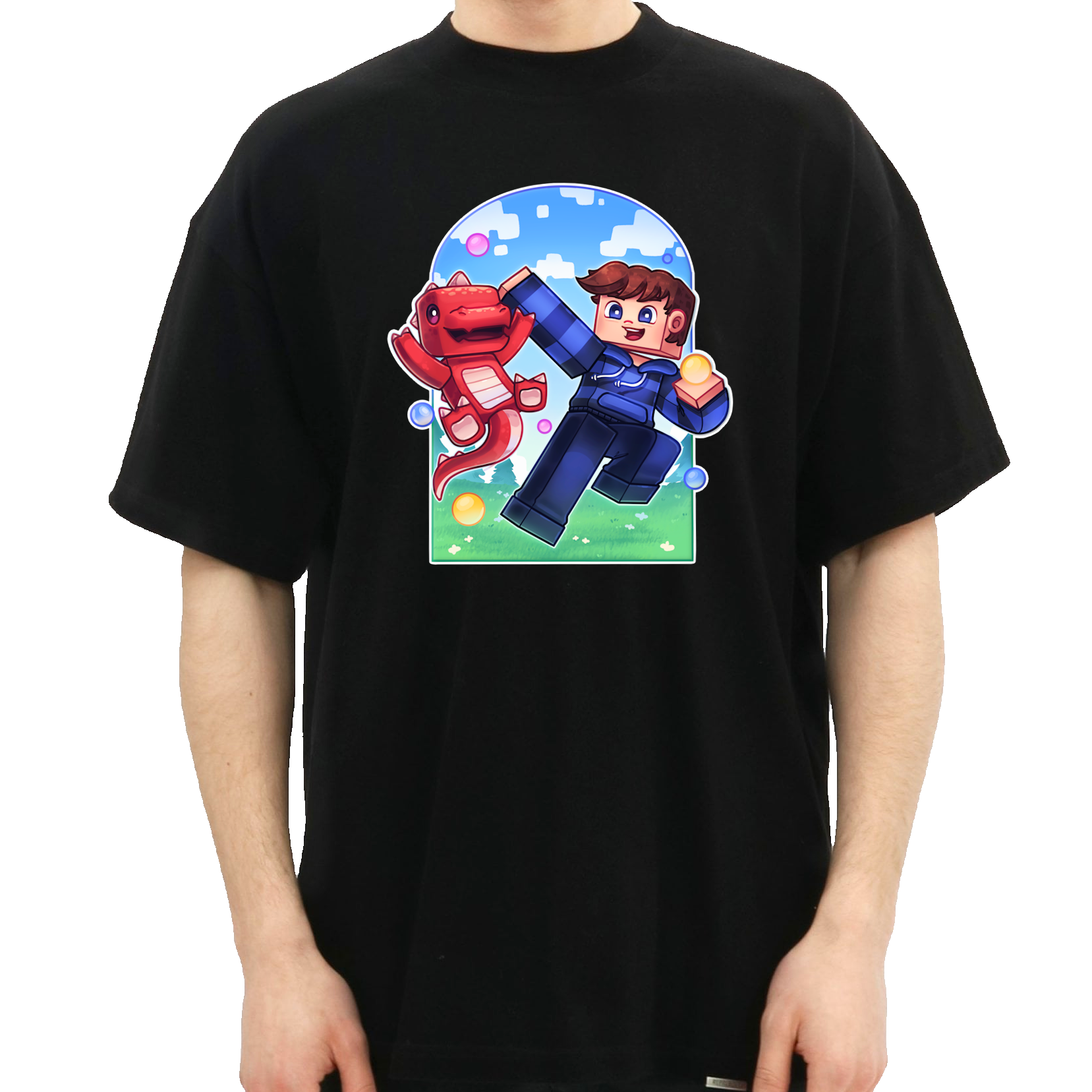 Judex Dino Tee - Sort T-shirt - Geekd.dk