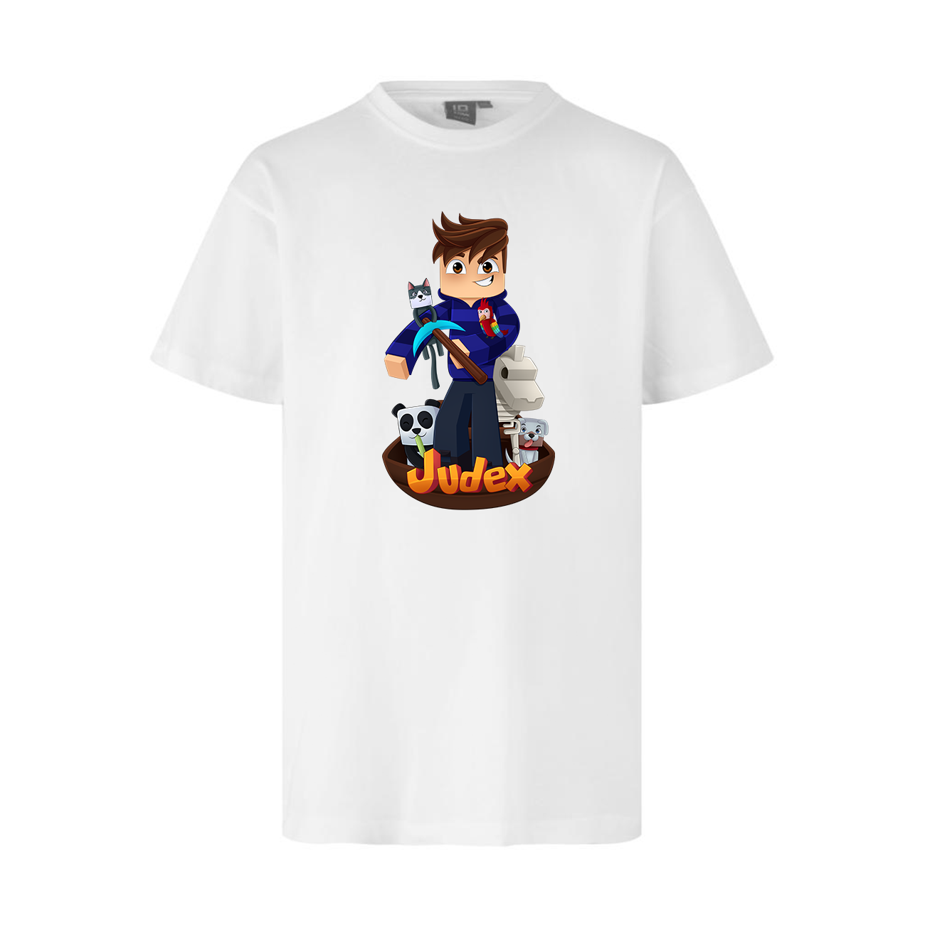 Judex Dyrenes Konge Tee - Hvid T-shirt - Geekd.dk