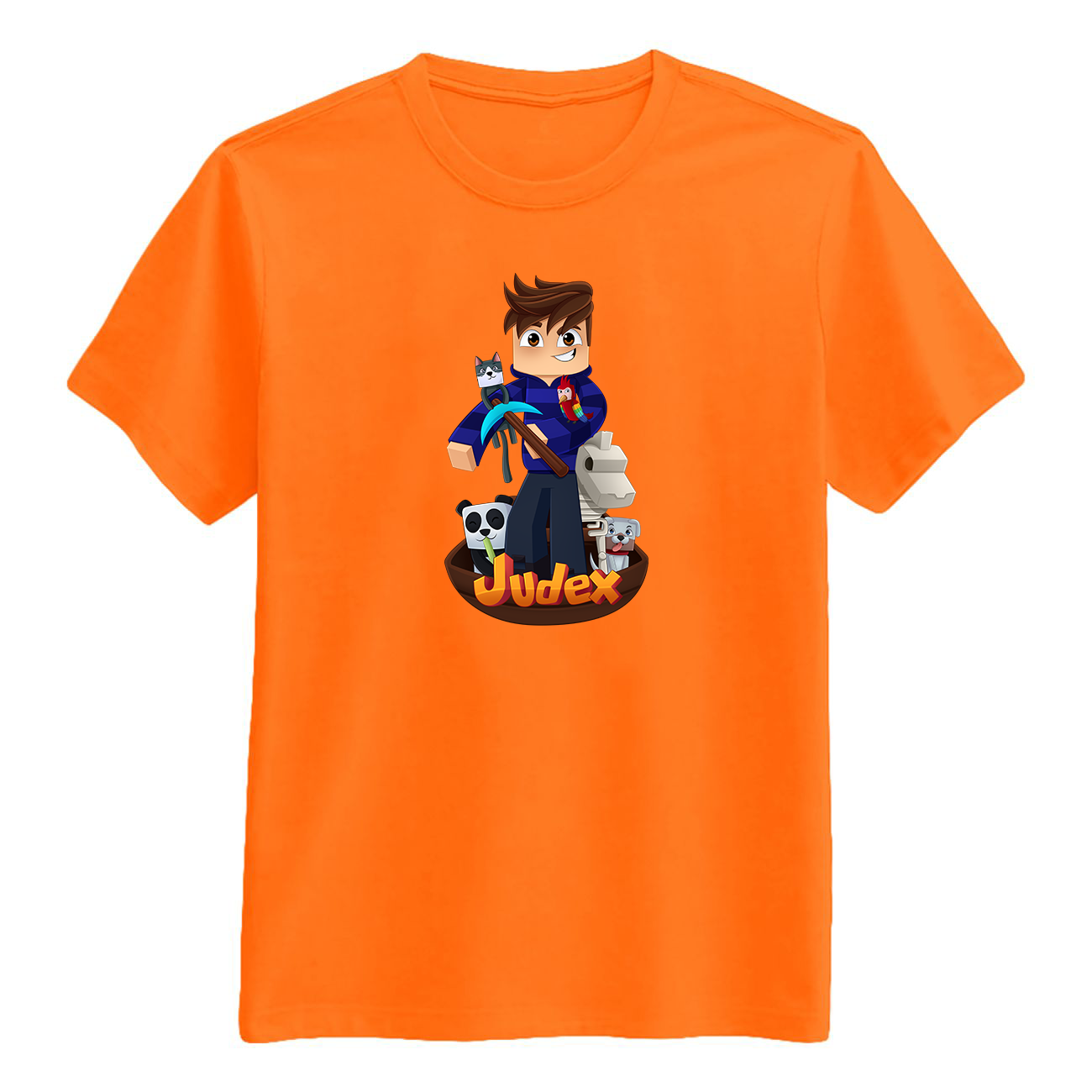 Judex Dyrenes Konge Tee - Orange T-shirt - Geekd.dk