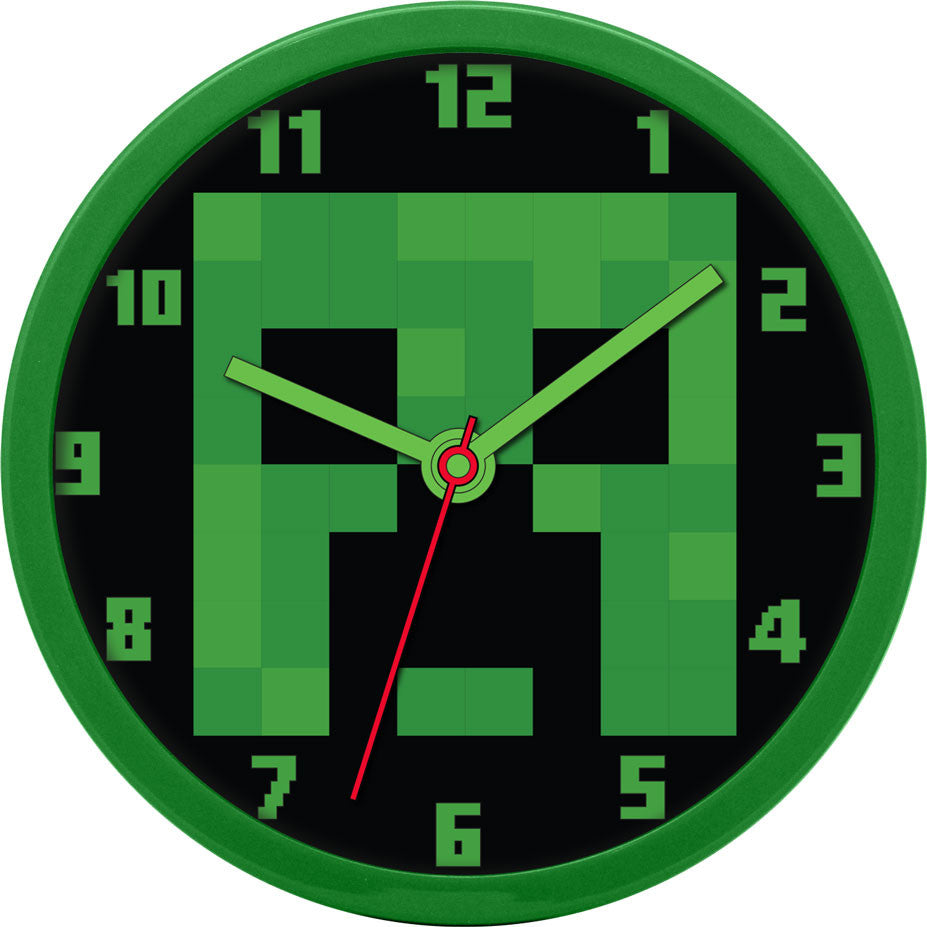 Minecraft Vægur - Creeper - 25 Cm - Geekd.dk