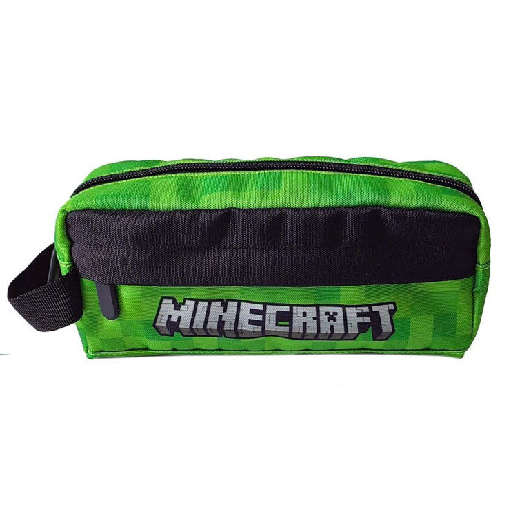 Minecraft Penalhus Med 2 Rum, 23 Cm Taske - Geekd.dk