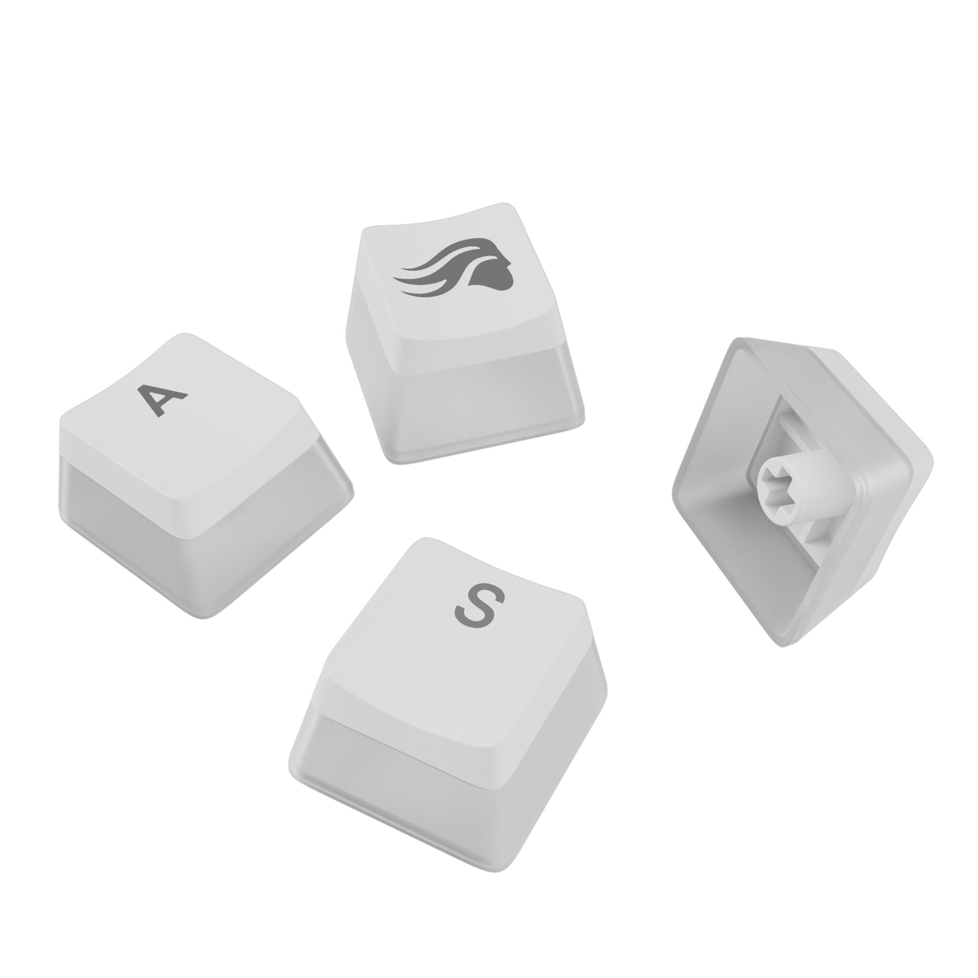 Glorious Aura V3 Keycaps Hvid - (131pcs) - Geekd.dk