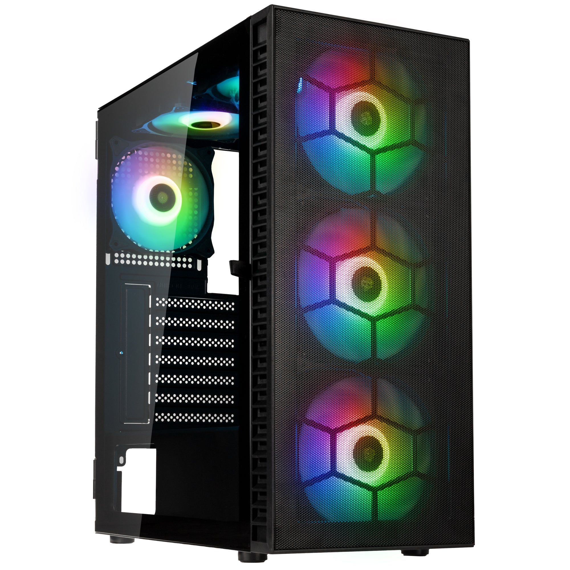 Kolink Observatory Hf Mesh Argb Midi Tower Case - Black Kabinet - Geekd.dk