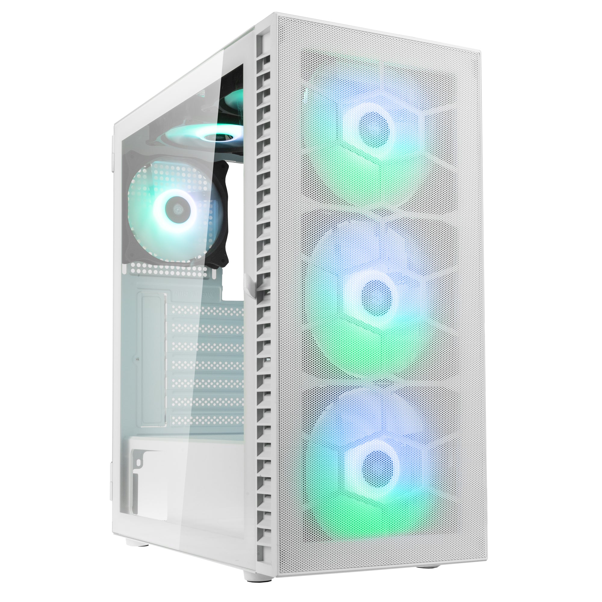 Kolink Observatory Hf Mesh Argb Midi Tower Case - White Kabinet - Geekd.dk