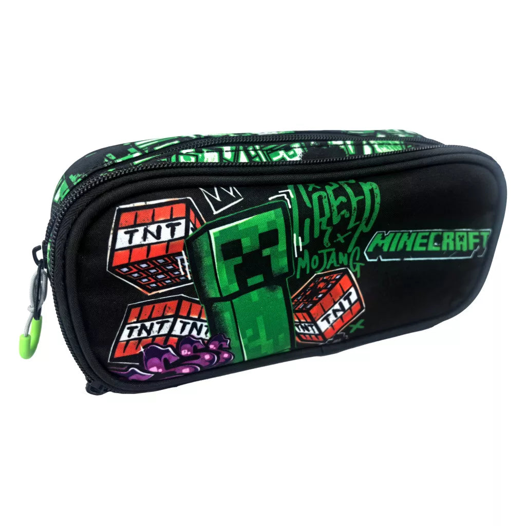 Minecraft Metro Art Penalhus  -  2 Rum, 23,5 Cm (sort) - Geekd.dk