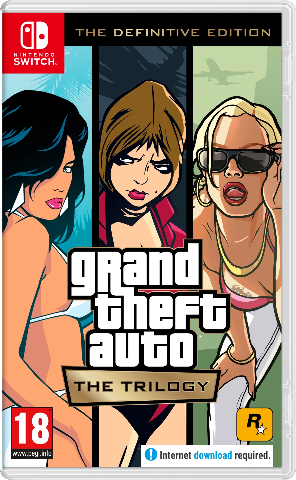 Grand Theft Auto: The Trilogy  -  The Definitive Ed (uk) Nintendo Switch Spil - Geekd.dk