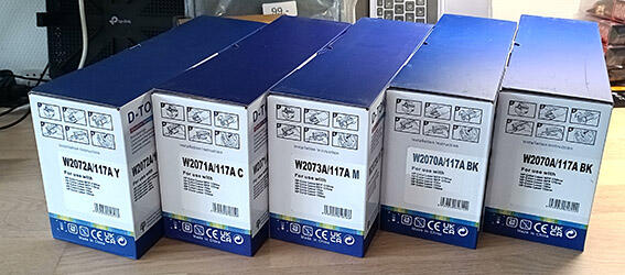 Hp 117a 5 X  Lasertonere Kompatible