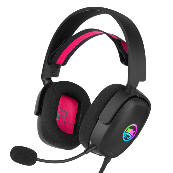 Gamiac Hs71 - Sort - 7.1 Surround Usb Headset - Geekd.dk