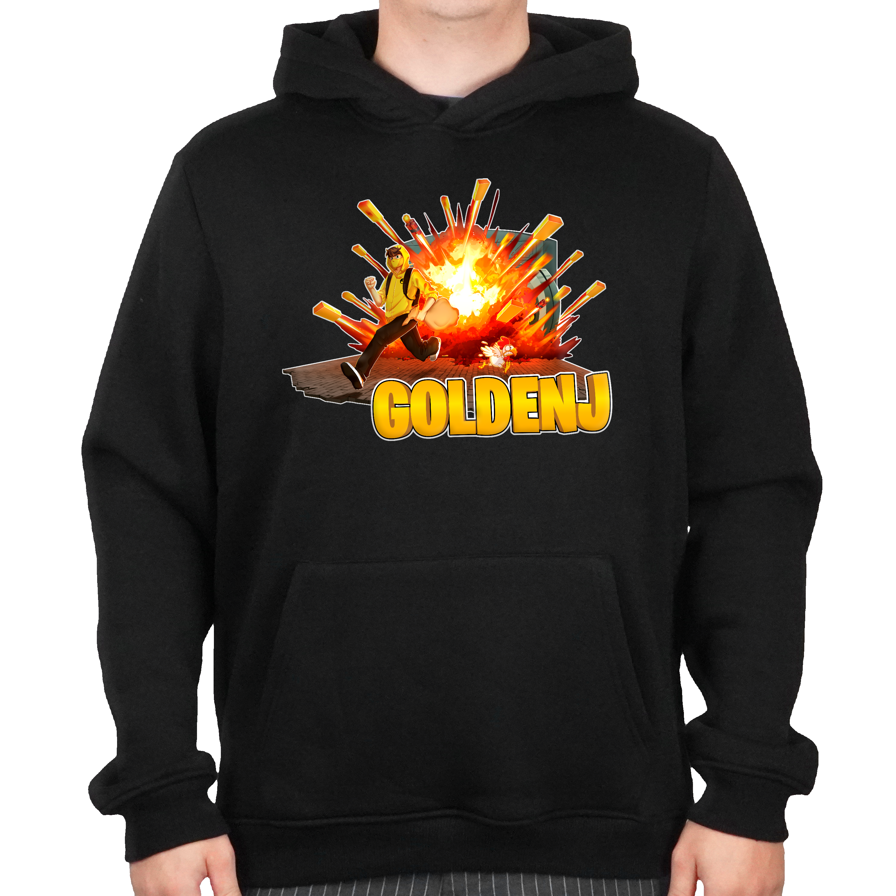 Goldenj Vault Hoodie - Sort - Geekd.dk