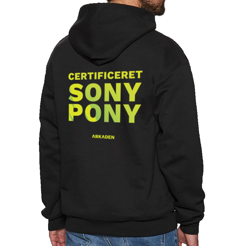 Arkaden Sony Pony Hoodie - Geekd.dk
