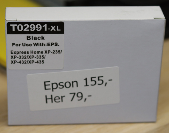 29xl Sort Blækpatron Kompatibel