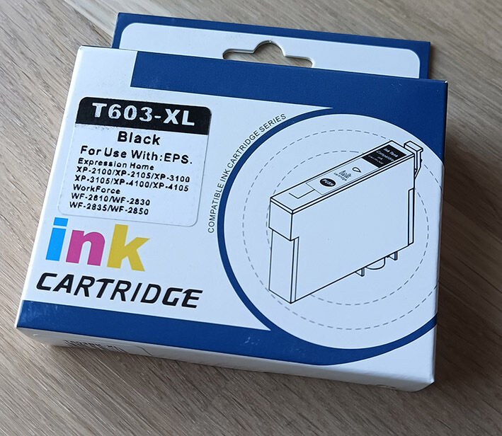 Epson 603xl Sort Blækpatron Kompatibel