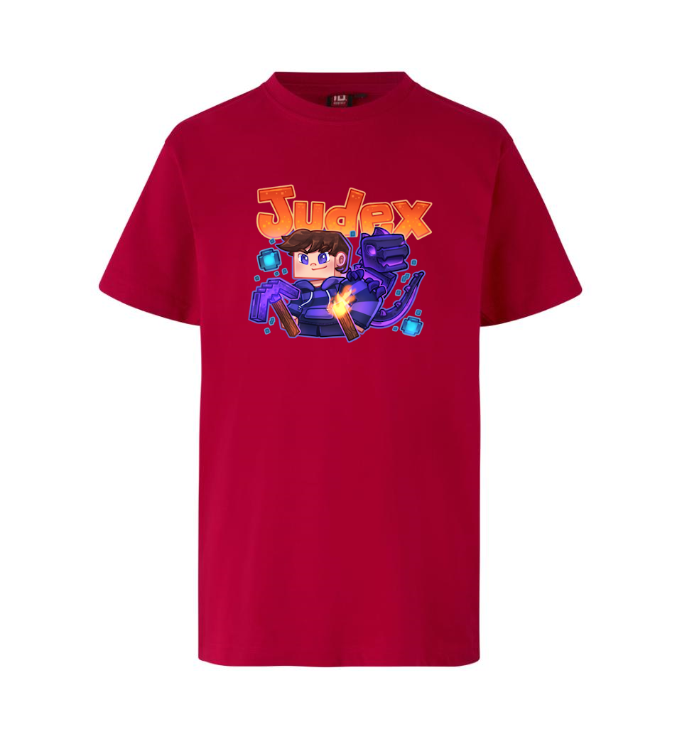 Judex Ender-dino Tee - Rød T-shirt - Geekd.dk