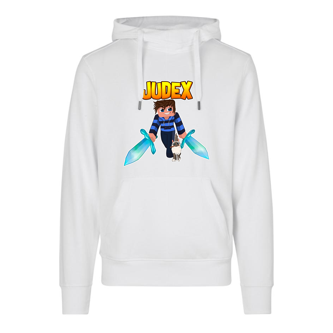Judex Kriger Hoodie - Hvid - Geekd.dk