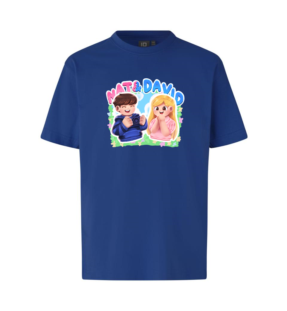 Nat&david Tee - Blå T-shirt - Geekd.dk