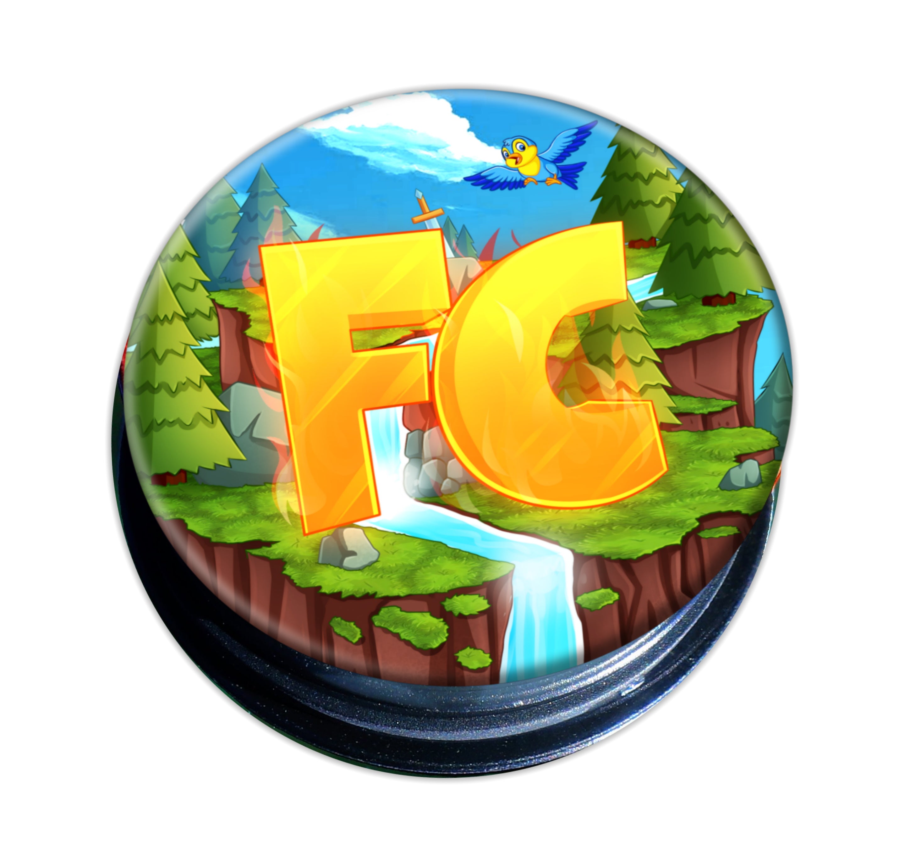 Firecraft Popholder Popsocket - Geekd.dk