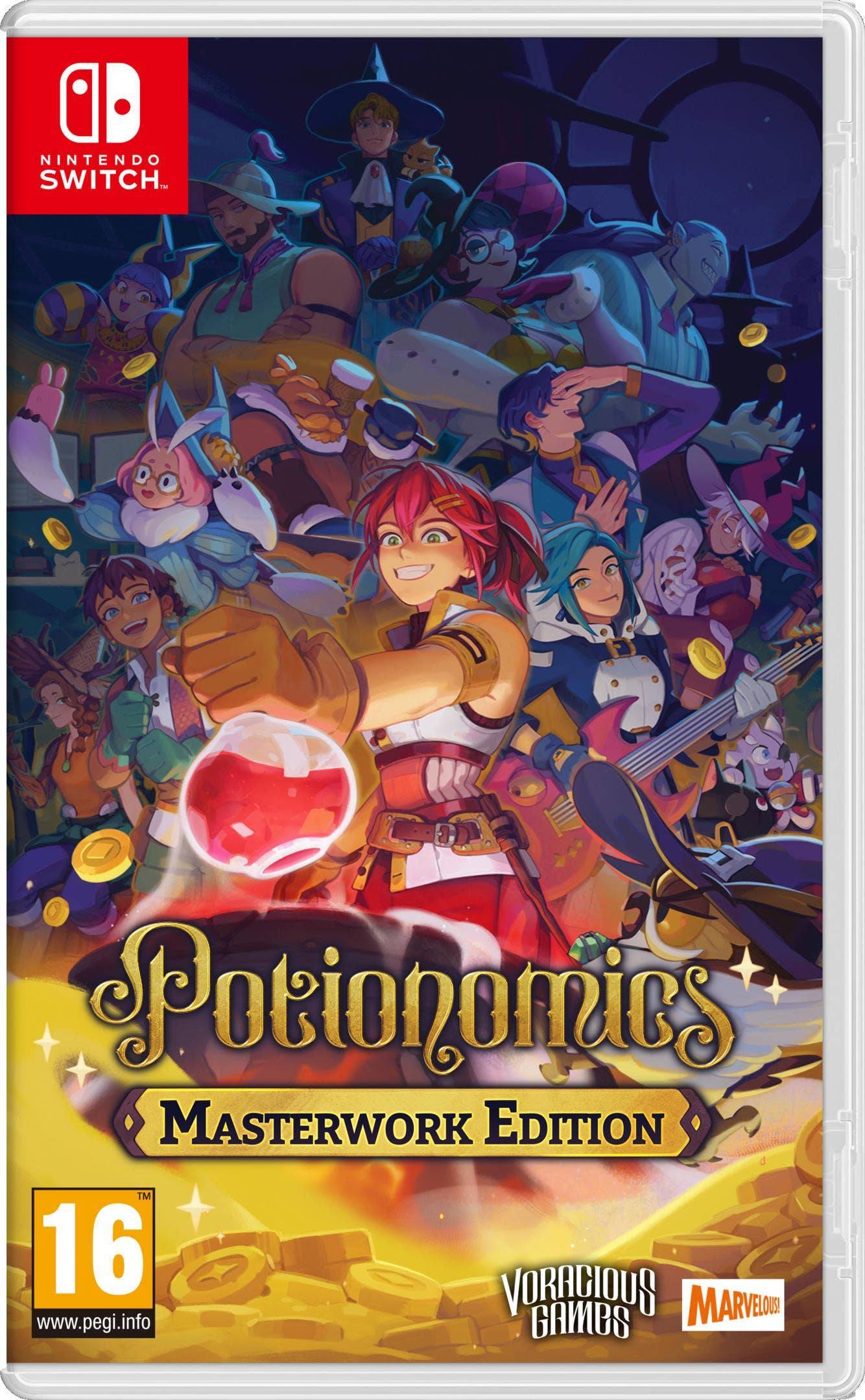Potionomics: Masterwork Edition Nintendo Switch Spil - Geekd.dk