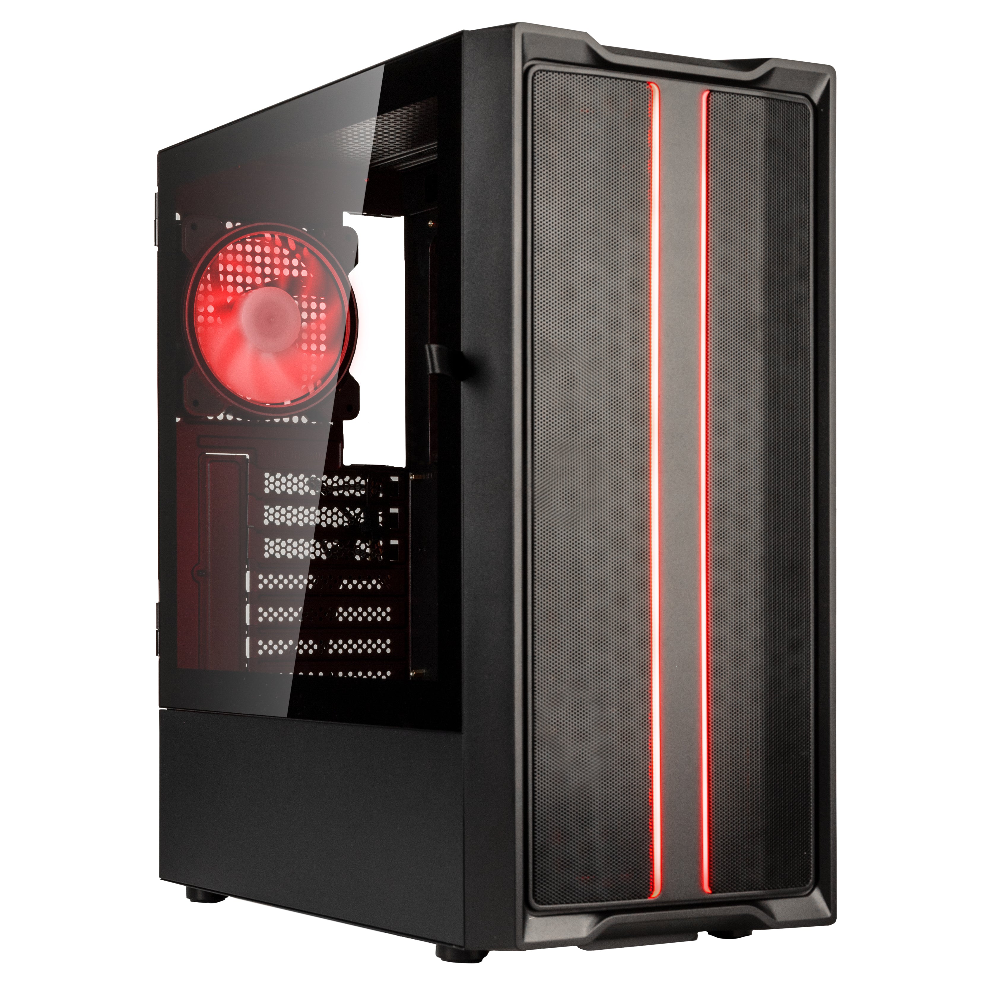 Kolink Inspire Series K12 Midi Tower Argb Gaming Case - Black Window Kabinet - Geekd.dk