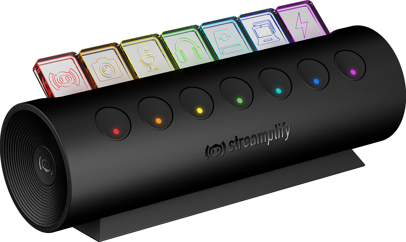 Streamplify Hub Ctrl 7 Slot, Rgb, 12v - Sort Usb Hub - Geekd.dk