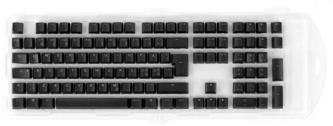 Ducky Sort - 115 Keycap Set - Double-shot Pbt - Nordic Layout Keycaps - Geekd.dk